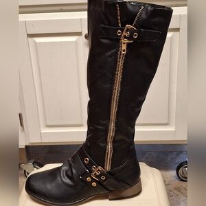 New Women's Chapter-16 stylish Motorcycle Riding Boot-blk